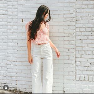 ZARA PANTS - White - The Marine Straight